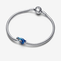 Pandora Metallic Blauwe Gecko Bedel 792701C01