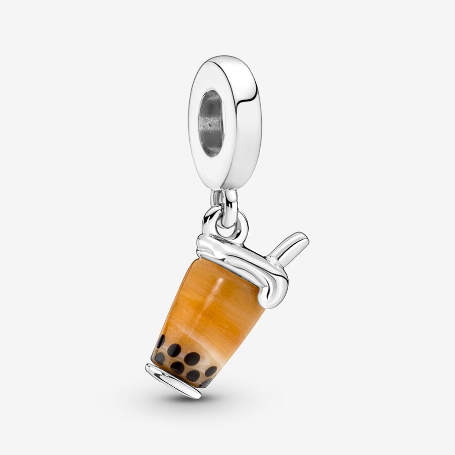 Pandora Moments Bedel Murano Glass Bubble Tea 791685C01