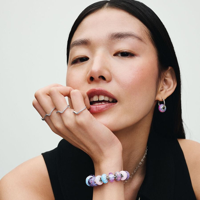 Pandora Moments Bedel Opalescent Oceaan Blauw 791691C01