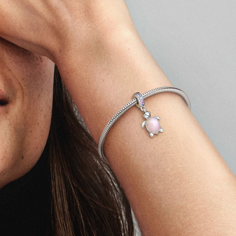 Pandora Moments Bedel Roze Muranoglas Zeeschildpad 798939C02