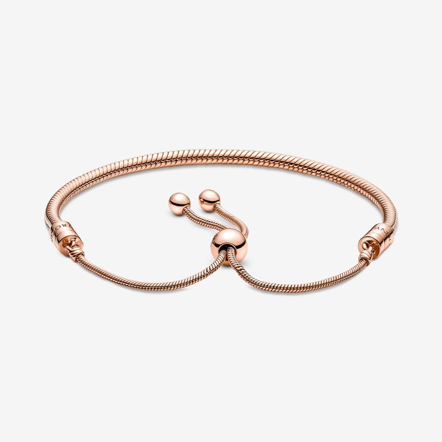 Pandora Moments Slangenschakel Armband Schuifsluiting 589652C01 - 2