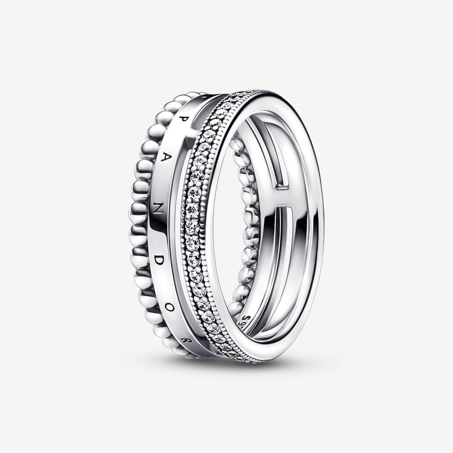 Pandora Pavé & Kralenring 192312C01 - 54
