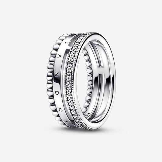 Pandora Pavé & Kralenring 192312C01 - 54