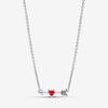 Pandora Pijl en Hart Ketting 393669C01 - 50