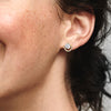 Pandora Ronde Halo Oorknoppen 261248C01
