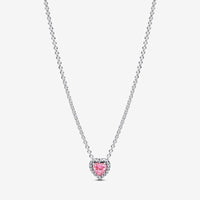 Pandora Roze Hart Ketting 398425C02 - 45