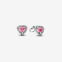 Pandora Roze Hart Oorbellen 298427C02
