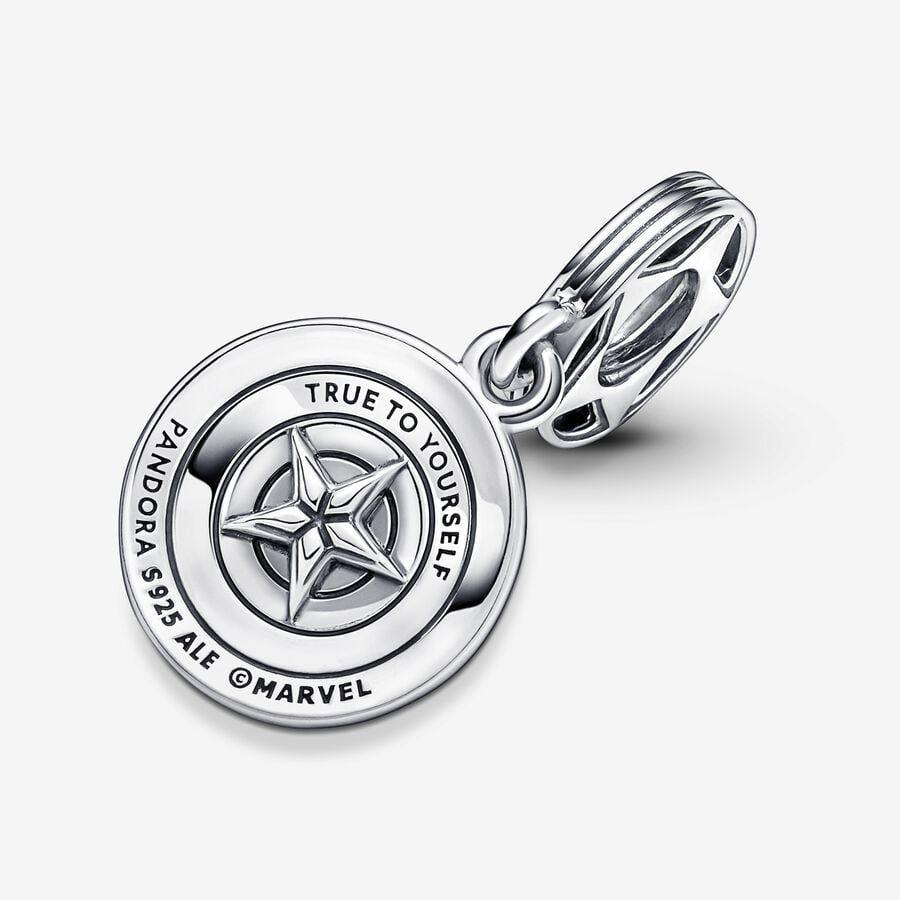 Pandora x Marvel Bedel The Avengers Captain America Schild 790780C01