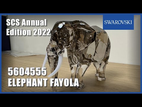 Swarovski Elegance of Africa SCS Annual Edition 2022 Elephant Fayola 