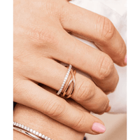 Ring goud multi colour VTR054
