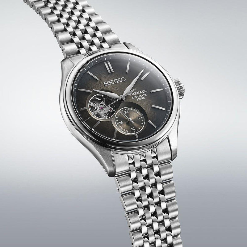 Seiko Presage Sumi - Iro Open Heart SPB471J1