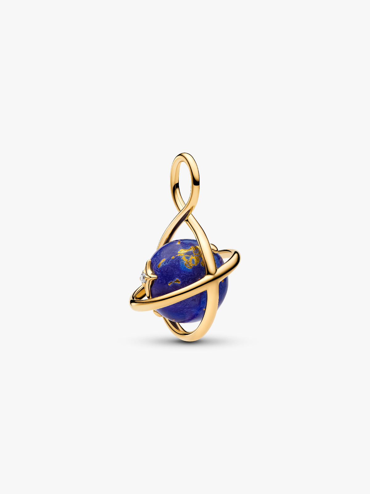 Pandora Draaiende Hemelsblauwe Planeet Hangende Bedel 765032C01