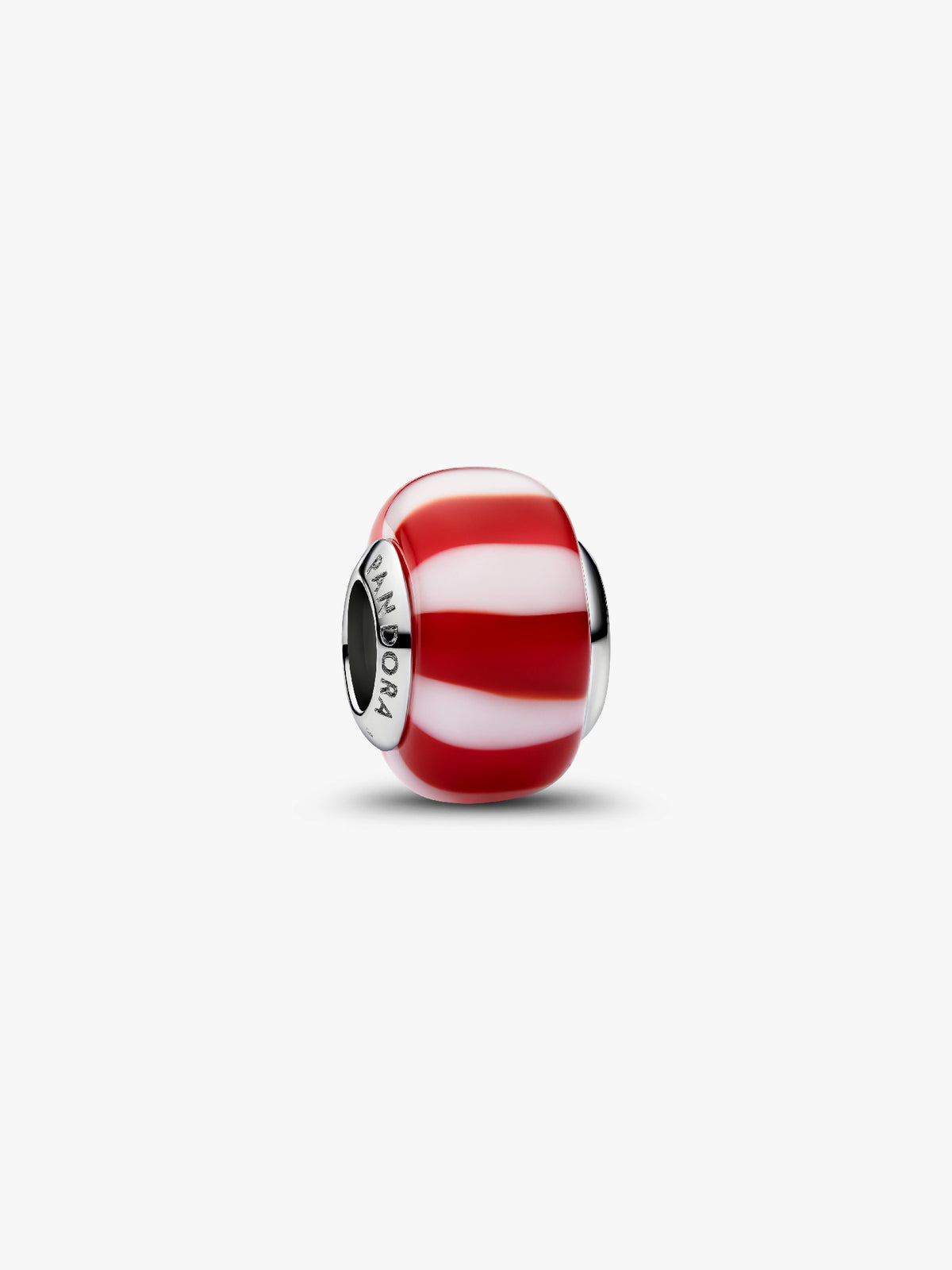 Pandora Rode Pepermunt Muranoglas Bedel 735071C01