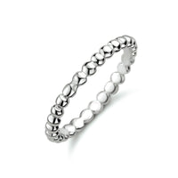 vDam Aanschuifring Bolletjes Zilver Gerhodineerd 1332448