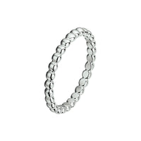 vDam Aanschuifring Bolletjes Zilver Gerhodineerd 1332463