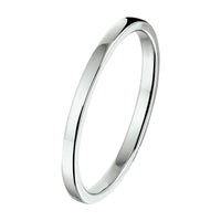 vDam Aanschuifring Zilver Gerhodineerd 1329009