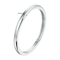 vDam Aanschuifring Zilver Gerhodineerd 1332262 Maat 18½