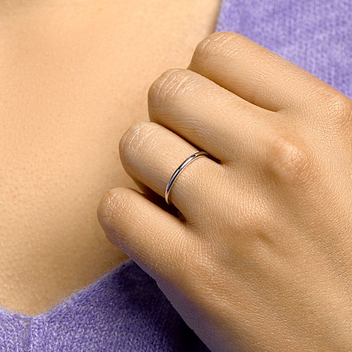 vDam Aanschuifring Zilver Gerhodineerd 1332263 Maat 19