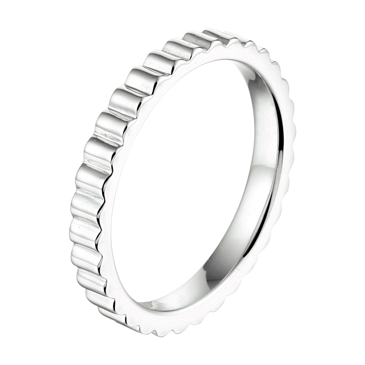 vDam Aanschuifring Zilver Gerhodineerd 1333063