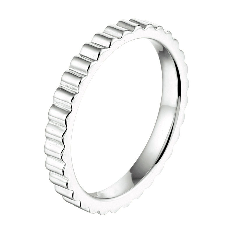 vDam Aanschuifring Zilver Gerhodineerd 1333066