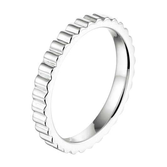 vDam Aanschuifring Zilver Gerhodineerd 1333066