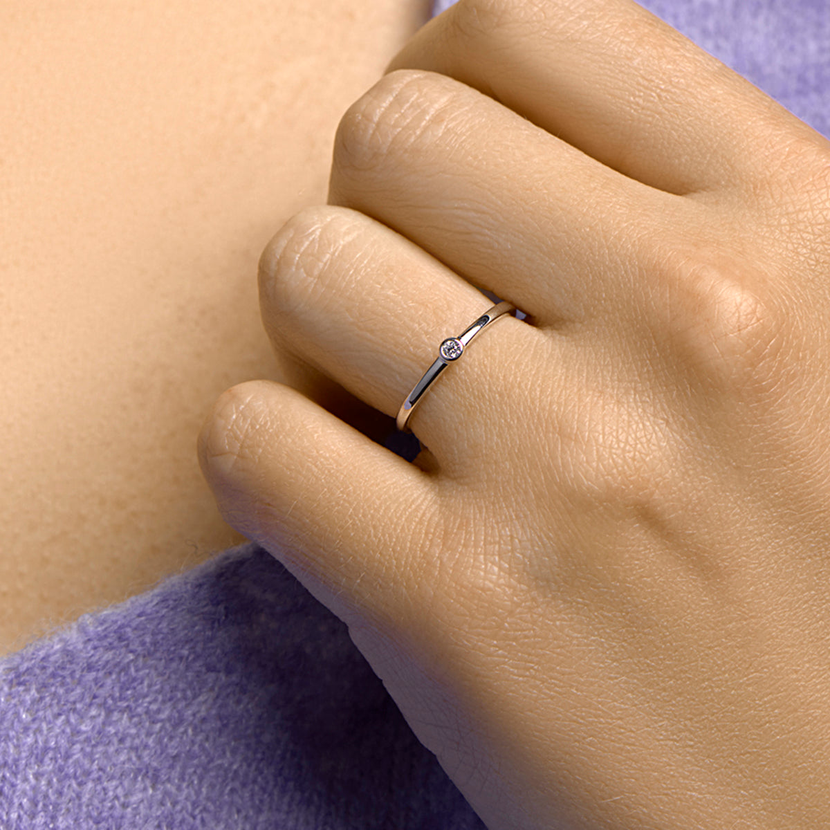 vDam Aanschuifring Zirkonia Zilver Gerhodineerd 1332293 Maat 19