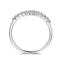 vDam Aanschuifring Zirkonia Zilver Gerhodineerd 1333864 Maat 16