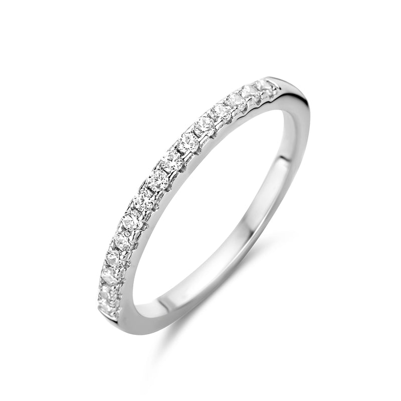 vDam Aanschuifring Zirkonia Zilver Gerhodineerd 1333872