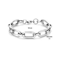 vDam Armband 10,5 Mm 19cm Cm Zilver Gerhodineerd 1338625  19cm