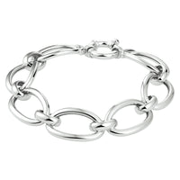 vDam Armband 14 Mm Met Groot Springslot Zilver Gerhodineerd 1333456