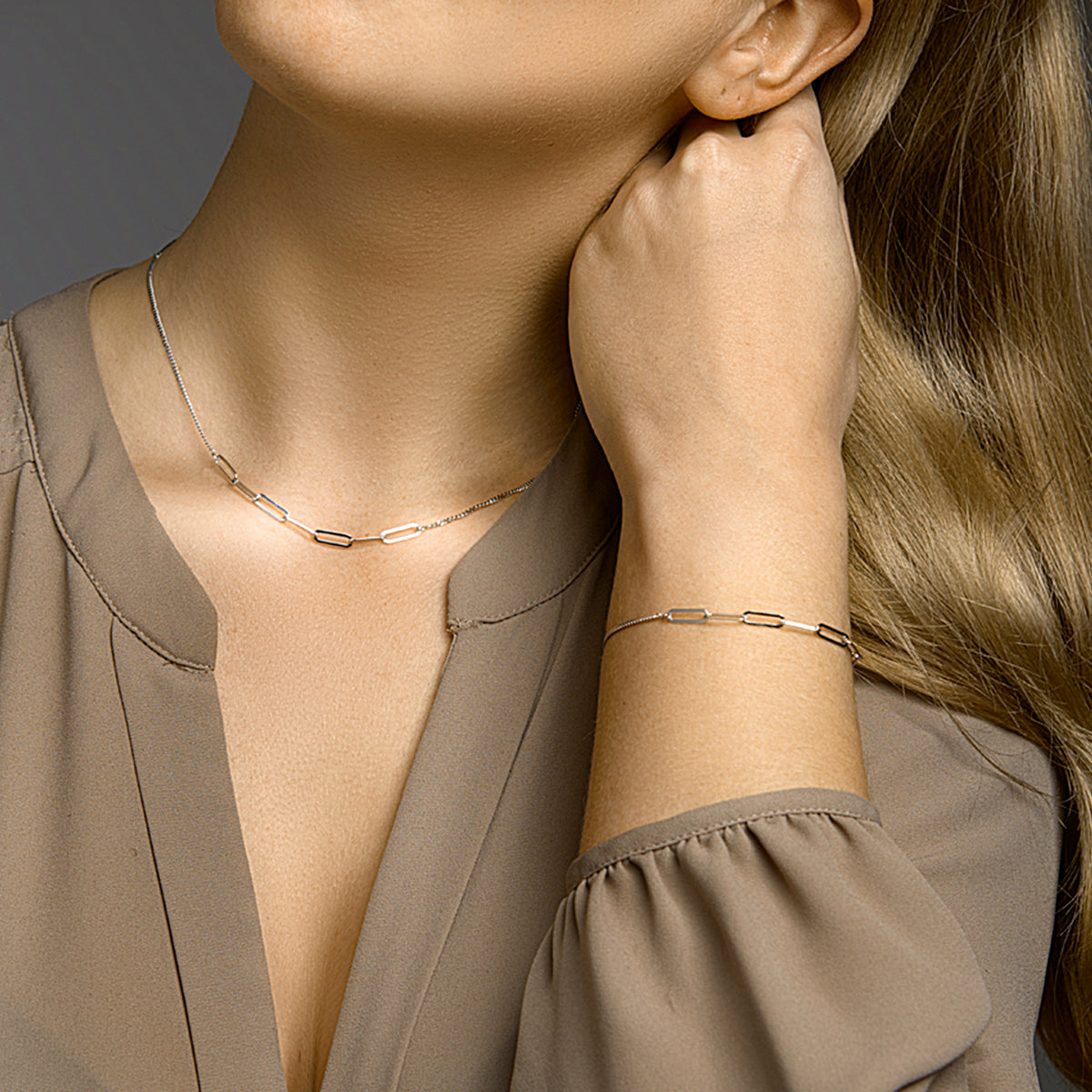 vDam Armband 3,7 Mm 17cm + 2 Cm Zilver Gerhodineerd 1332297  17cm