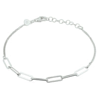 vDam Armband 3,7 Mm 17 + 2 Cm Zilver Gerhodineerd 1332297