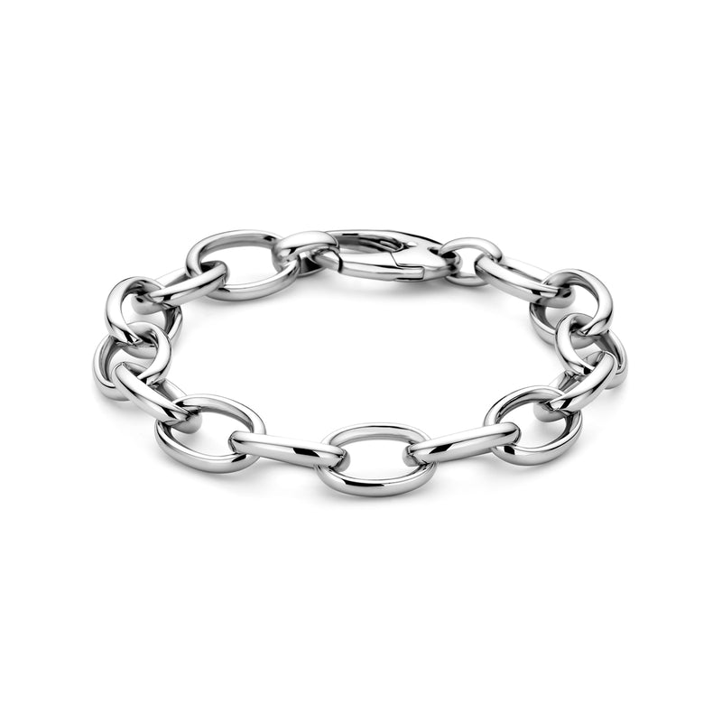 vDam Armband Anker 11,5 Mm 20 Cm Zilver Gerhodineerd 1338583