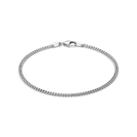 vDam Armband Bolletjes 2,4 Mm 18 Cm Zilver Gerhodineerd 1341782