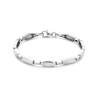 vDam Armband Choker 5,5 Mm 18,5 Cm Poli/mat Zilver Gerhodineerd 1337123