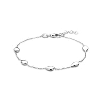 vDam Armband Druppels 17 + 2 Cm Zilver Gerhodineerd 1341655