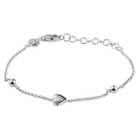 vDam Armband Hart Zilver Gerhodineerd 1329641