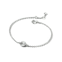 vDam Armband Rondje Gediamanteerd 16,5 - 17,5 - 18,5 Cm Zilver Gerhodineerd 1334629  16.5cm