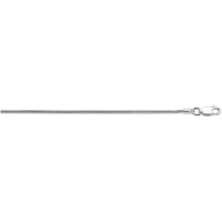 vDam Armband Slang Rond 1,6 Mm 18cm Cm Zilver Gerhodineerd 1329736  18cm