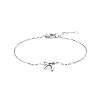 vDam Armband Strik 16 - 17 - 18 Cm Zilver Gerhodineerd 1339702