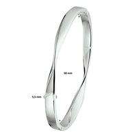 vDam Bangle Scharnier Zilver Gerhodineerd 1329477