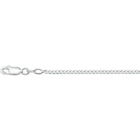 vDam Ketting Gourmette 4-zijdes Geslepen 2,0 Mm Zilver Wit 1015648