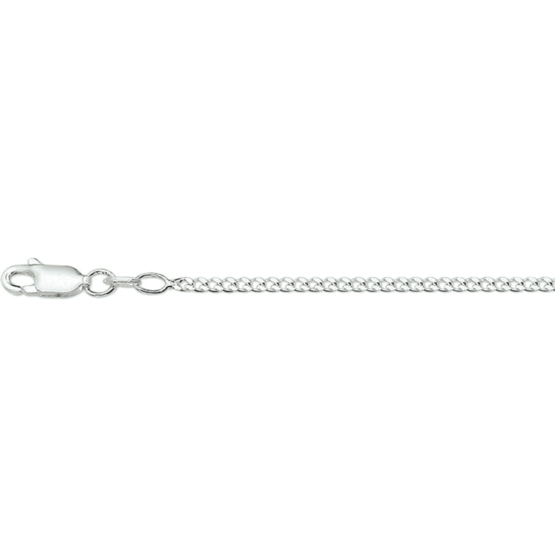vDam Ketting Gourmette 4-zijdes Geslepen 2,0 Mm Zilver Wit 1015648