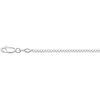 vDam Ketting Gourmette 4-zijdes Geslepen 2,0 Mm Zilver Wit 1017058