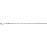 vDam Ketting Gourmette 4-zijdes Geslepen 2,4 Mm Zilver Wit 1002029  70cm