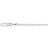 vDam Ketting Gourmette 4-zijdes Geslepen 2,4 Mm Zilver Wit 1002030