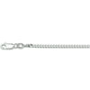 vDam Ketting Gourmette 4-zijdes Geslepen 2,4 Mm Zilver Wit 1017062