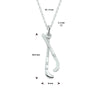 vDam Ketting Hanger Hockey 41cm + 4 Cm Zilver Wit 1020357  41cm