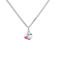 vDam Ketting Hart 36 + 4 Cm Zilver Wit 1020225