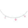 vDam Ketting Hart 38cm Cm Zilver Wit 1018888  38cm